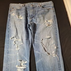 Men Levi Blue Denim Jeans